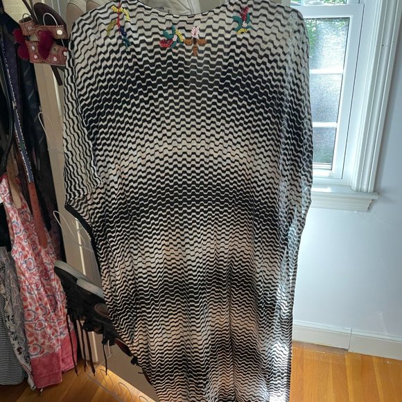 Missoni Short Chevron Kaftan Cover Up Size Small - Picture 2 of 3